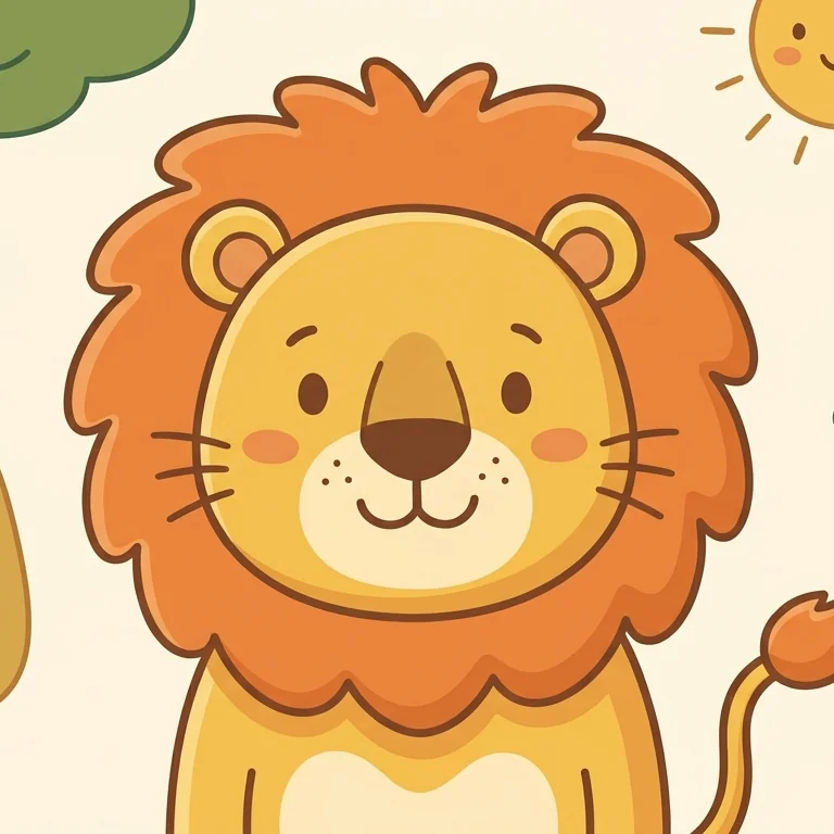 Illustration of a lion