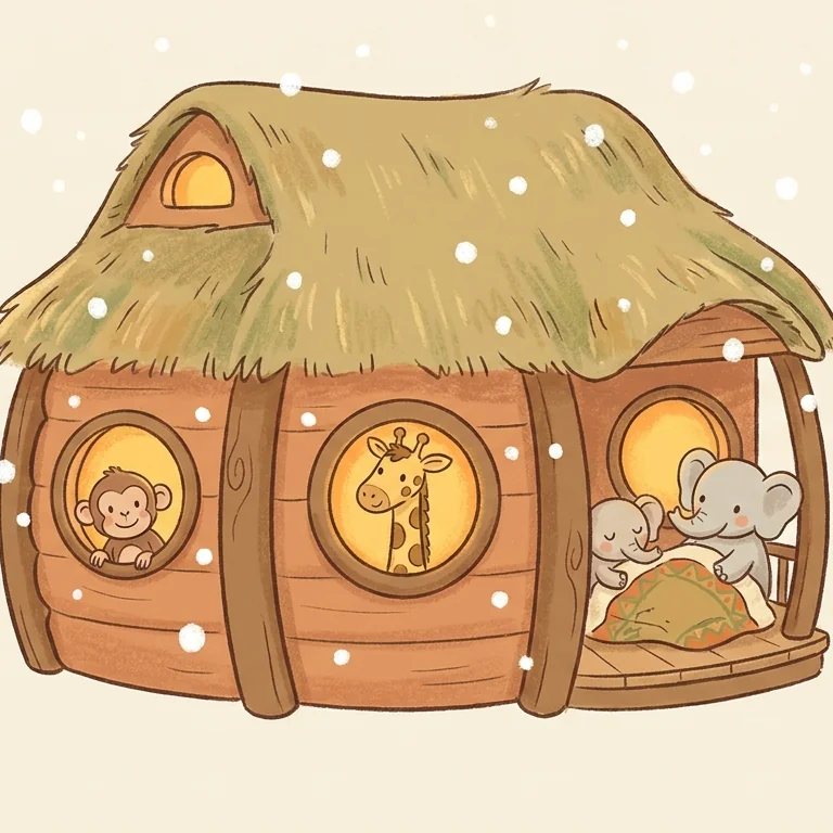 snowing