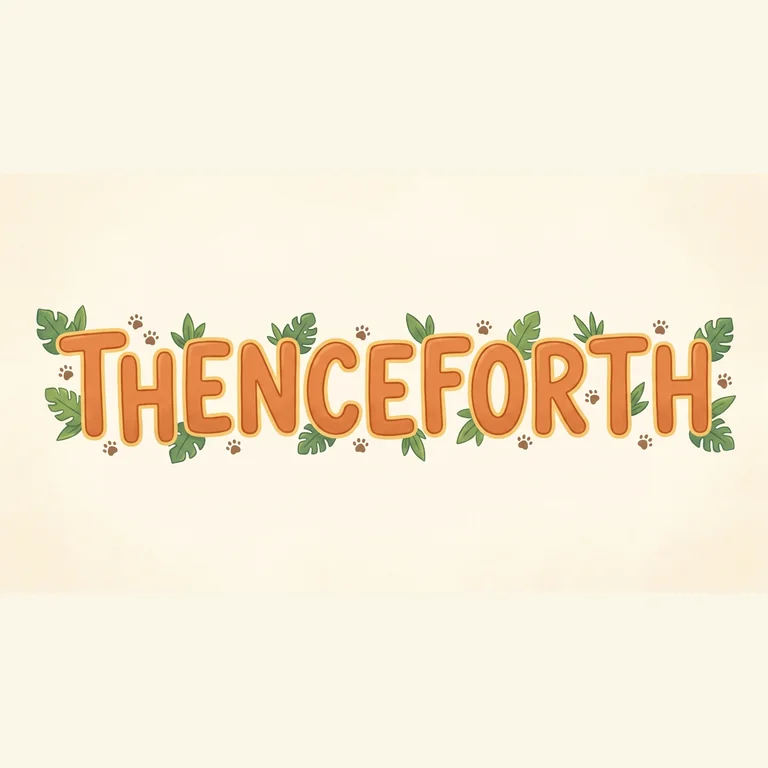 thenceforth